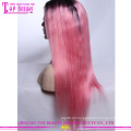 Atacado de alta qualidade ombre perucas, peruca rosa ombre de cosplay